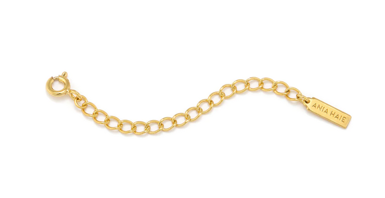 2" Gold Plated Sterling Extender