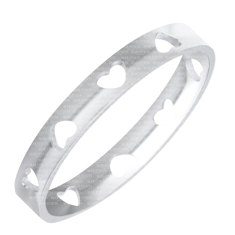 Pierced Heart Ring- Sterling Silver