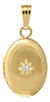 Engravable Locket with Diamond-14K Gold Filled