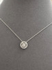 1/7cttw TruReflection Diamond Pendant Necklace- 14KW