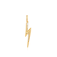 Gold Lightning Necklace/Bracelet Charm