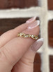 .17cttw Diamond Leaf Style Ring- 14KY