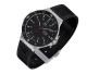 GW-15-1-22 Silver Steel Case/Black Silicone Strap