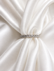 .33cttw Round Prong Set Diamond Band- 14KW