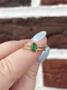 .04cttw Emerald and Diamond Ring- 14KY