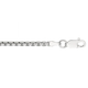 2.2mm Sterling Silver Round Box Chain- 18"