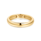 Gold Plated Curve Dome Band