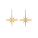 Gold Turquoise and CZ Star Necklace/Bracelet Charm (NC060-09G)