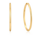 Gold Plain Oversized Hoop Earrings (E059-21G)