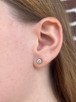 .75cttw Diamond Stud Earrings- 14KY