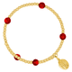 July Gold Filled Bead Wrap Bracelet