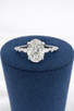 2.47cttw Lab Grown Oval Brilliant Engagement Ring - 14KW