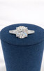 3.60cttw Lab Grown Round Brilliant with Baguette Side Stones Engagement Ring- 14KW