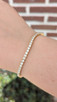 4.17cttw Diamond Line Tennis Bracelet- 14KY