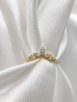 .25cttw Subtle "V" Shape Diamond Band- 14KY