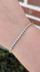 .72cttw Diamond Tennis and Paperclip Chain Bracelet- 14KY/W