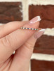 .10cttw Alternating Sapphire and Diamond Prong Band- 10KY