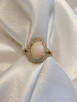 .33cttw Opal and Diamond Ring- 14KY