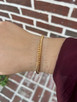 Gold Filled Curb Bracelet with Lobster Clasp