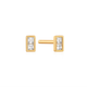 Gold Glam Mini Stud Earrings