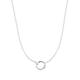 Sterling Silver- Mini Link Charm Chain Connector Necklace