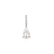 Silver Tear Drop Necklace/Bracelet Charm- (NC060-01H)