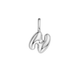 Sterling Silver Bubble Letter "N" Necklace/Bracelet Charm (NC060-29H)