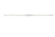 Pearl Engravable ID Children's Bracelet- Sterling Silver