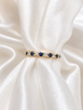 .20cttw Alternating Diamond and Sapphire Band- 14KY