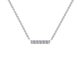 .09cttw Lassaire Dainty Bar Necklace