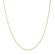 Gold Tone Flat S-Link Chain Necklace (N068-01G)