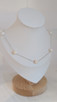 Freshwater Pearl Adjustable Necklace-14KW 