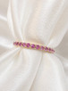 .50cttw Pink Sapphire Stackable Band - 14KY