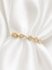 .14cttw Milgrain Bezeled Round Diamond Band - 14KY