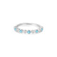 Sterling Silver Bezel Lab Created Turquoise Ring
