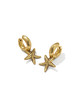 Parker Starfish Huggie Vintage Gold Metal
