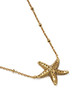 Parker Starfish Metal Necklace Vintage Gold Metal