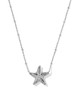 Parker Starfish Metal Necklace Vintage Silver Metal