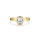 1.24cttw Vintage Rose-Cut Cushion Ring Size 7