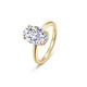 2.99cttw The Poise Oval Solitaire Ring Size 7