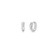 High-Polished Molten Huggie Earrings