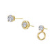 1.50cttw 3-Way Convertible Polish Halo Stud