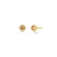 November Birthstone Bezel Stud Earrings