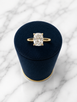 2.06cttw Elongated Cushion Solitaire Engagement Ring-14KY