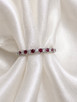 .10cttw Ruby and Diamond Band-10KW