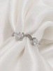 1.00cttw Lab Grown Pear Diamond Wrap-14KW