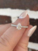.87cttw Pear Engagement Ring