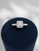 .53cttw Princess Cut Engagement Ring-14KW
