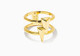 Bolt Double Band- Gold Tone (Size 9)