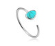 Tidal Turquoise Adjustable Ring